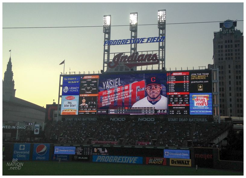 yasiel puig scoreboard view