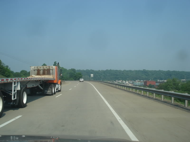 Wheeling West Virginia from I-70